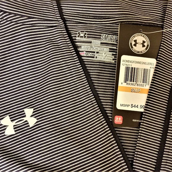 UA Microstripe Long Sleeve Shirt - Picture 3 of 3